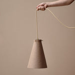 Cone Pendent Lamp - Paper Paste Living