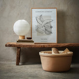 Barcelona Collection Basket: a large, sturdy, recycled paper and FSC-certified wood laundry basket.